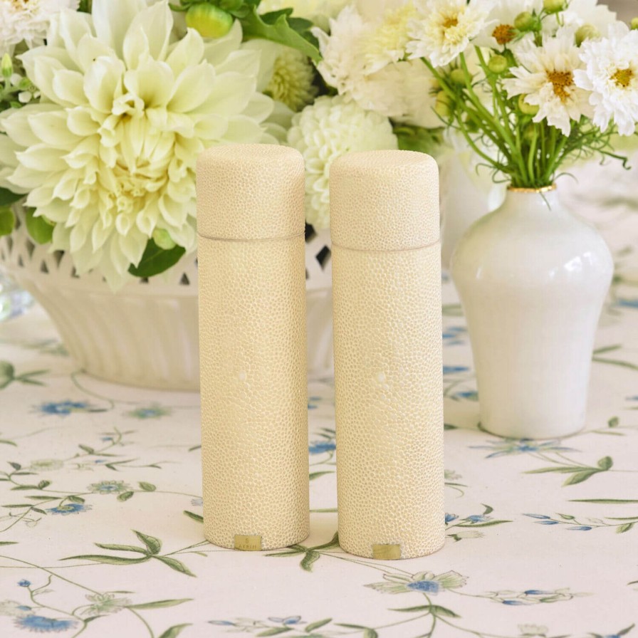 The Tabletop Edit Aerin | Shagreen Salt & Pepper Grinder Set