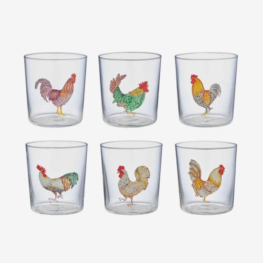 Glassware & Barware Bonadea | Rooster Tumblers-Set Of 6