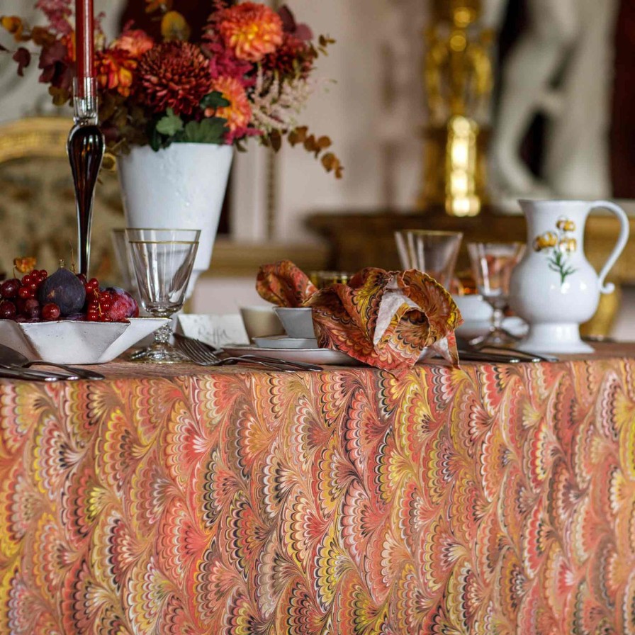 Dining Summerill & Bishop | Fan Marble Tablecloth