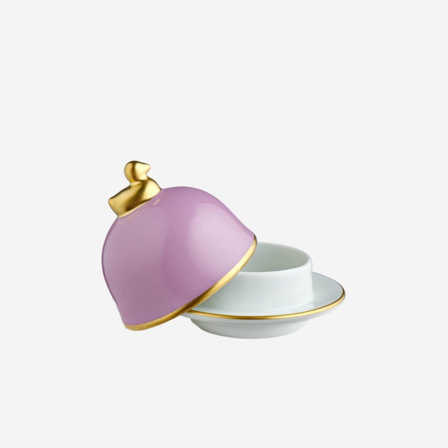 Dining Legle | Sous Le Soleil Amethyst Butter Dish