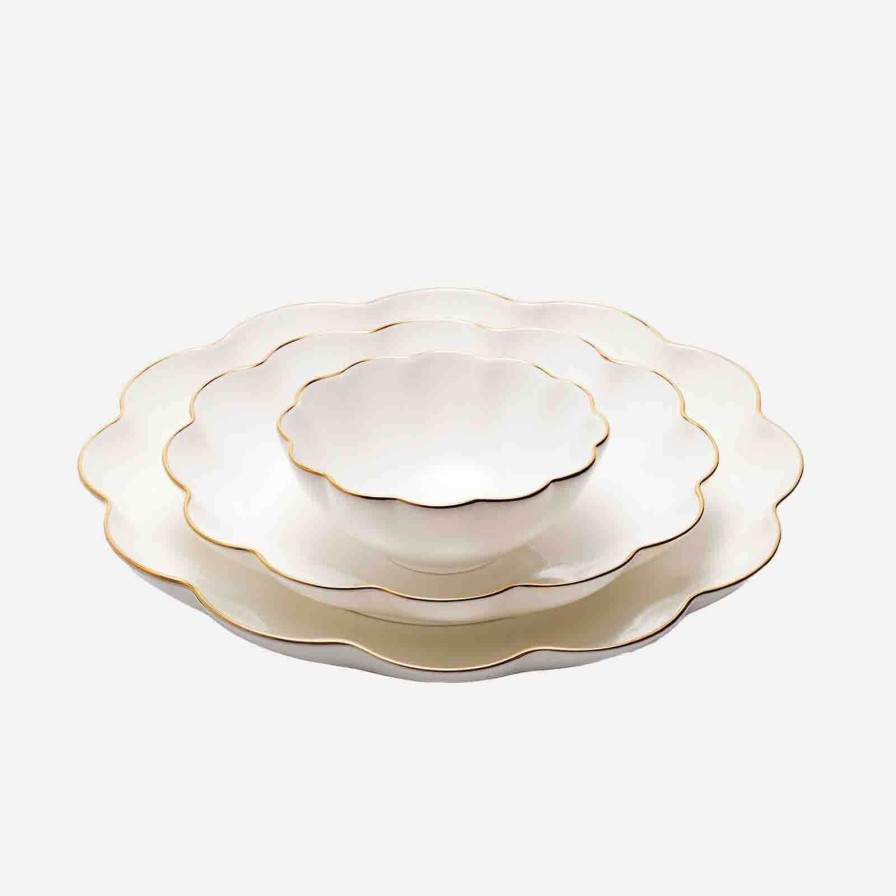 Dining Aerin | Scalloped Nesting Dish-Set Of 3