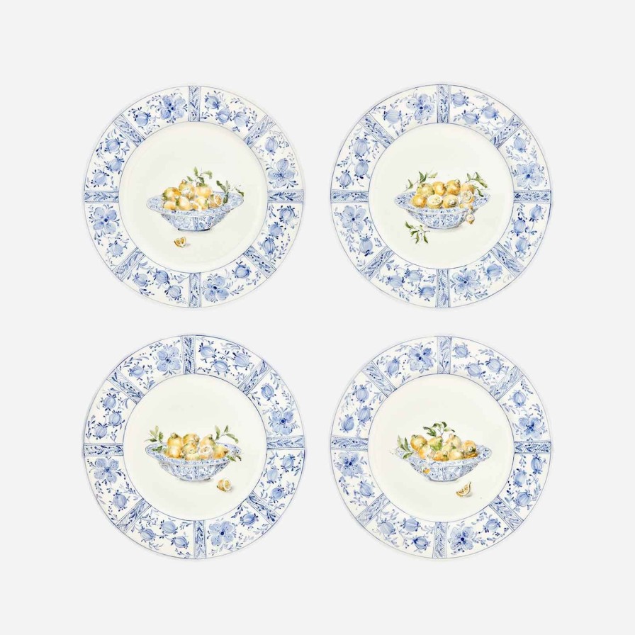 Dining Laboratorio Paravicini | Basket With Lemons Dinner Plates-Set Of 4