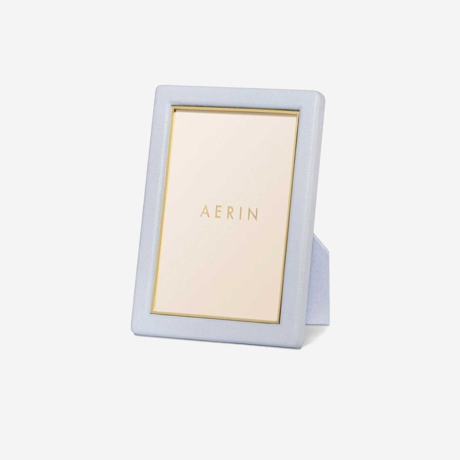 Home Accessories Aerin | Piero Leather Frame-Blue