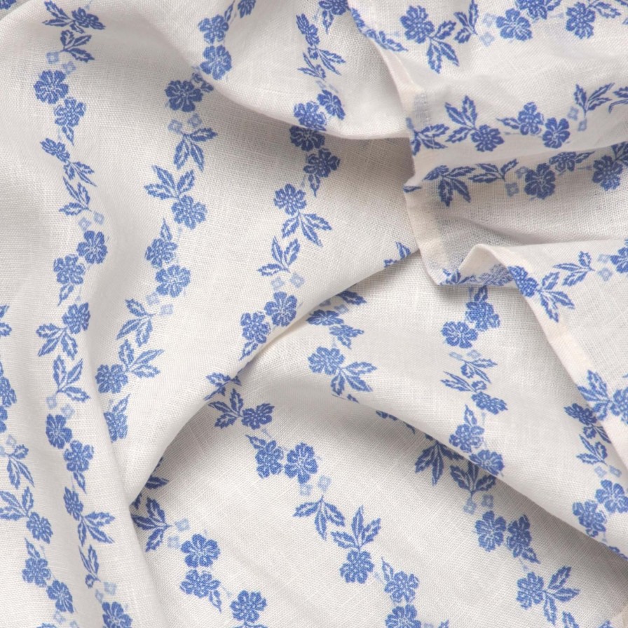 Dining Projektityyny | Seppele Stripe Frill Tablecloth Cornflower