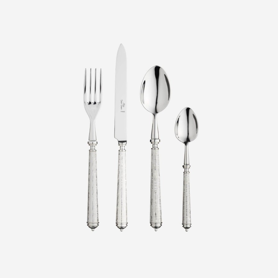 Dining Alain Saint-Joanis | Lin 4-Piece Silver Plated Cutlery Set