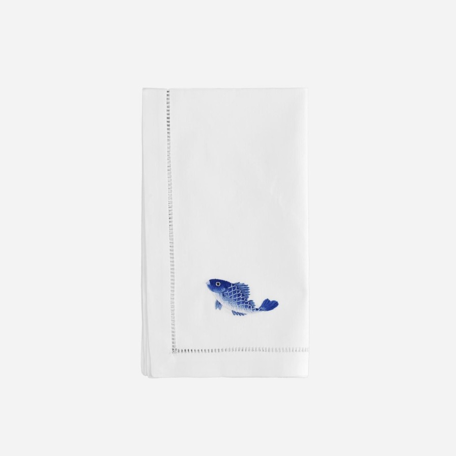 Dining Sibona | Blue Fish Dinner Napkin