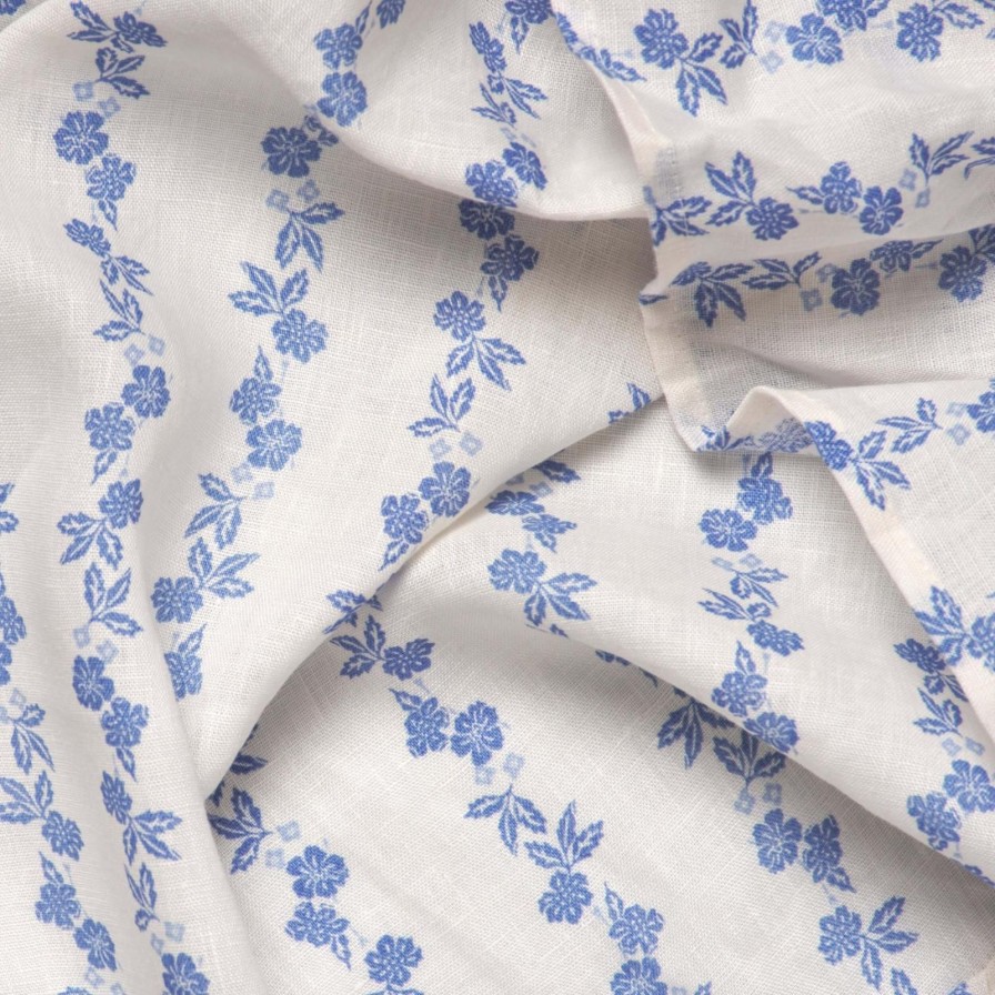 Dining Projektityyny | Seppele Stripe Frill Tablecloth Cornflower