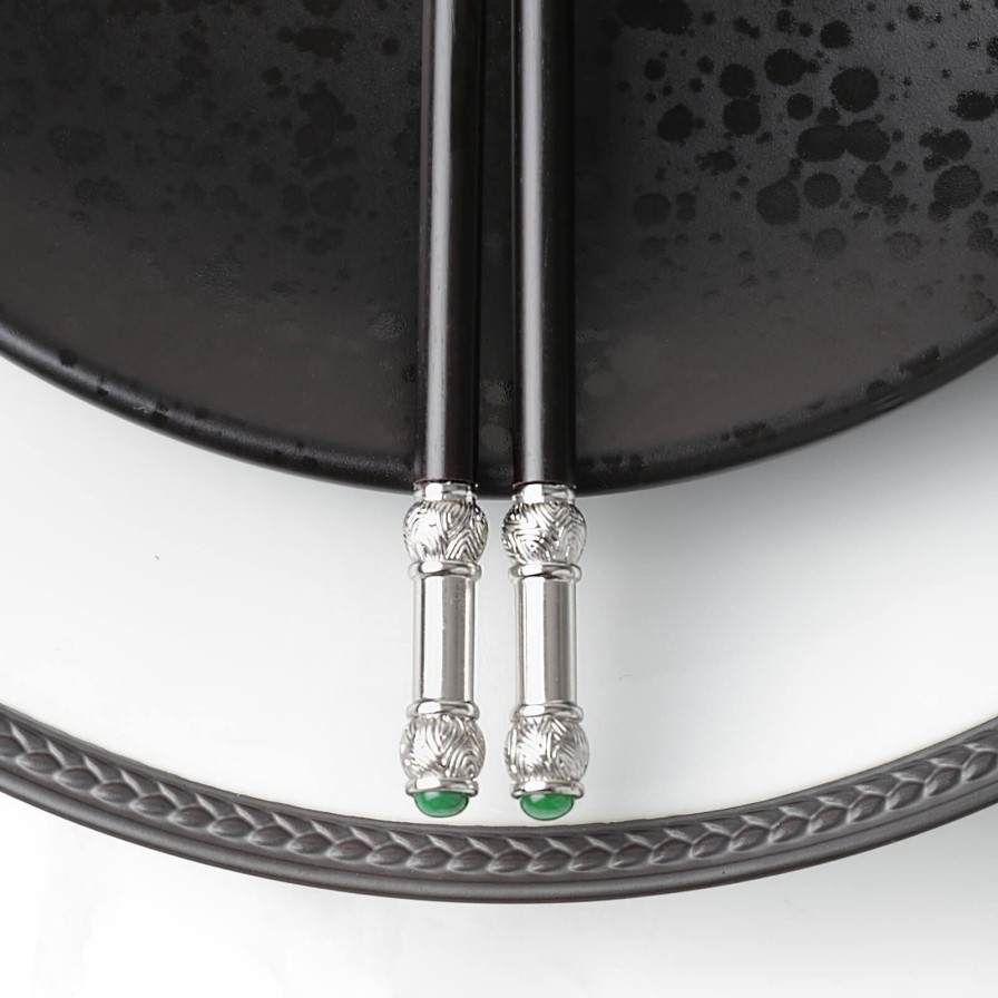 Dining L'Objet | Han Platinum Chopsticks Set Of 2 Pairs