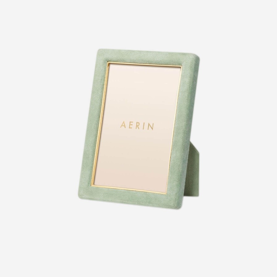 Home Accessories Aerin | Piero Suede Frame-Sage