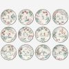 Dining Laboratorio Paravicini | Chinoiserie Dessert Plates-Set Of 12