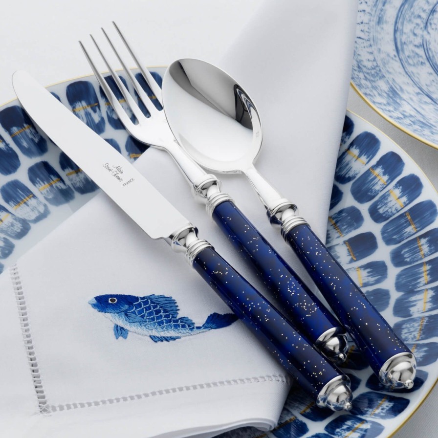 Dining Alain Saint-Joanis | Seville 4-Piece Silver Plated Cutlery Set