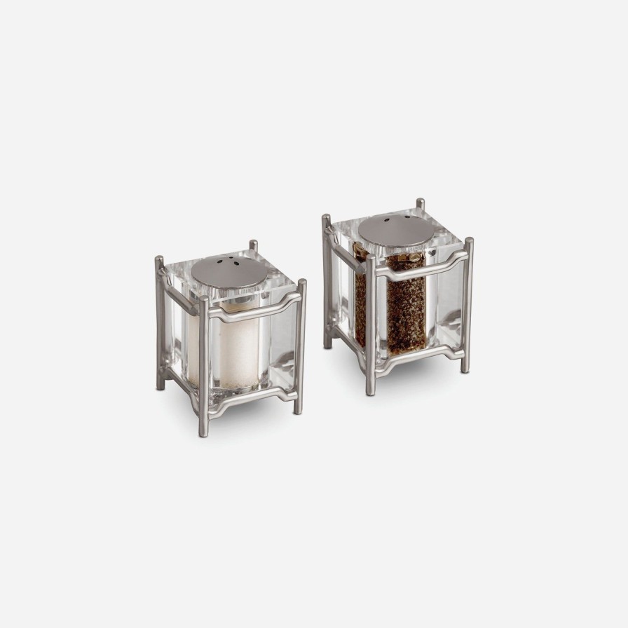 Dining L'Objet | Han Platinum Salt & Pepper Set