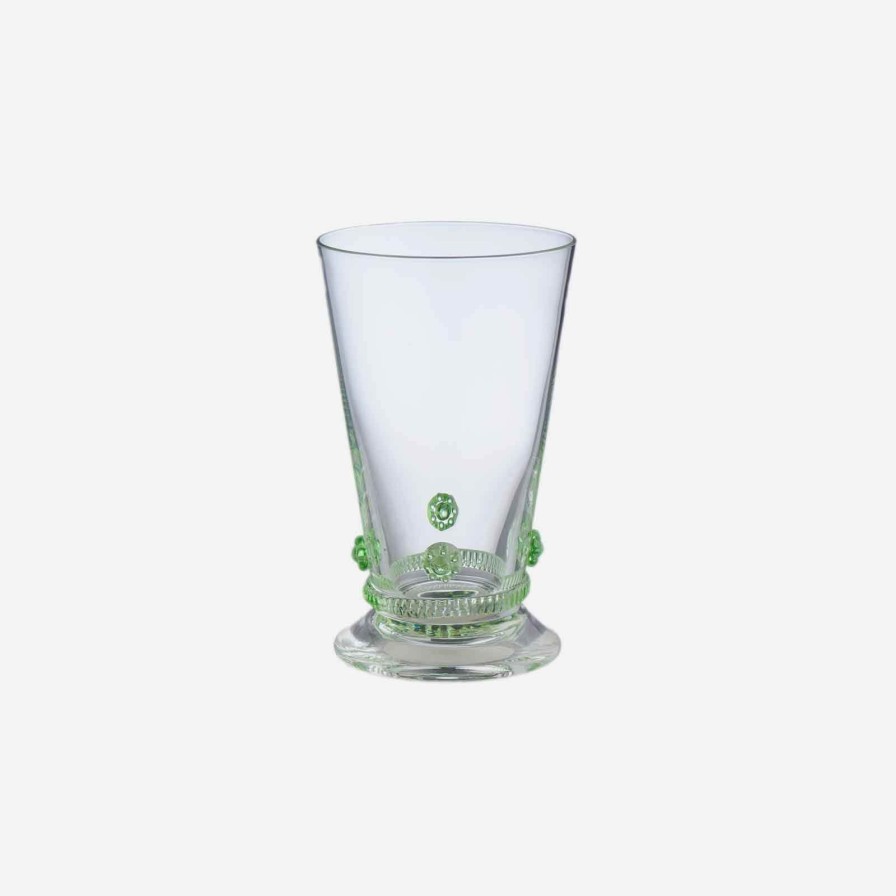 Glassware & Barware Theresienthal | Light Green Rosettes High Tumbler