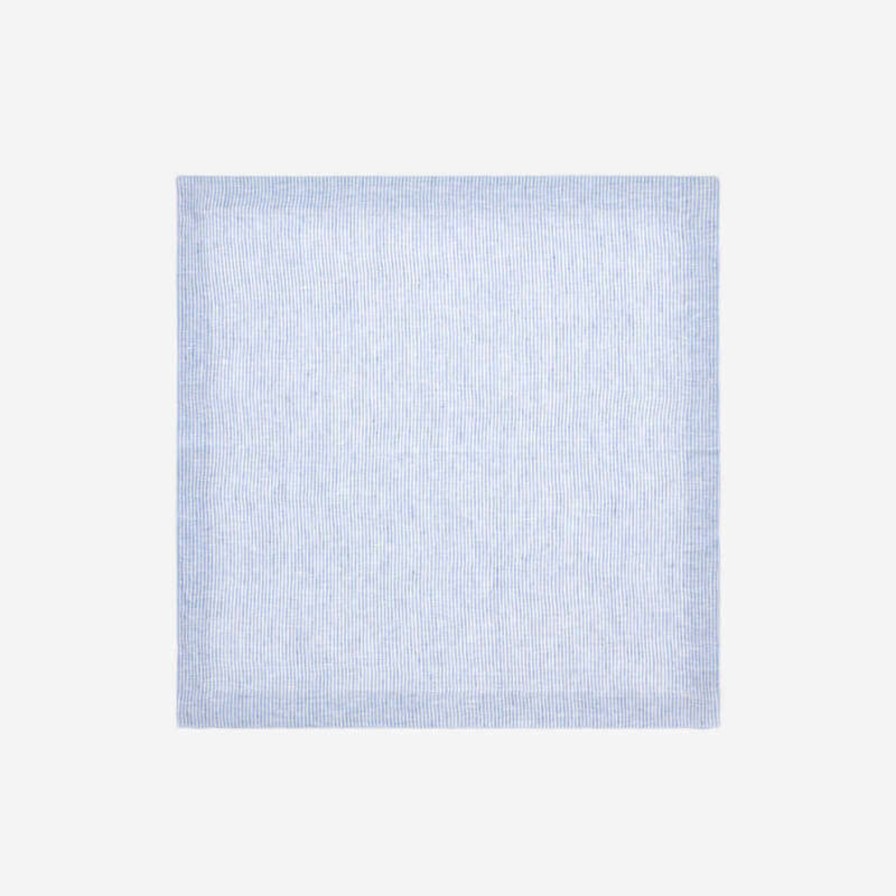 Dining Atelier Bonadea | Candy Blue Striped Dinner Napkin