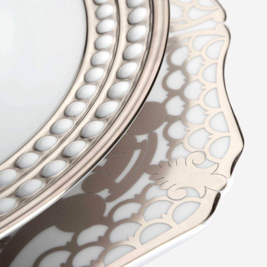 Dining L'Objet | Alencon Platinum Dinner Plate