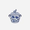 Dining Vista Alegre | Blue And White Foo Dog Lidded Jar-Small