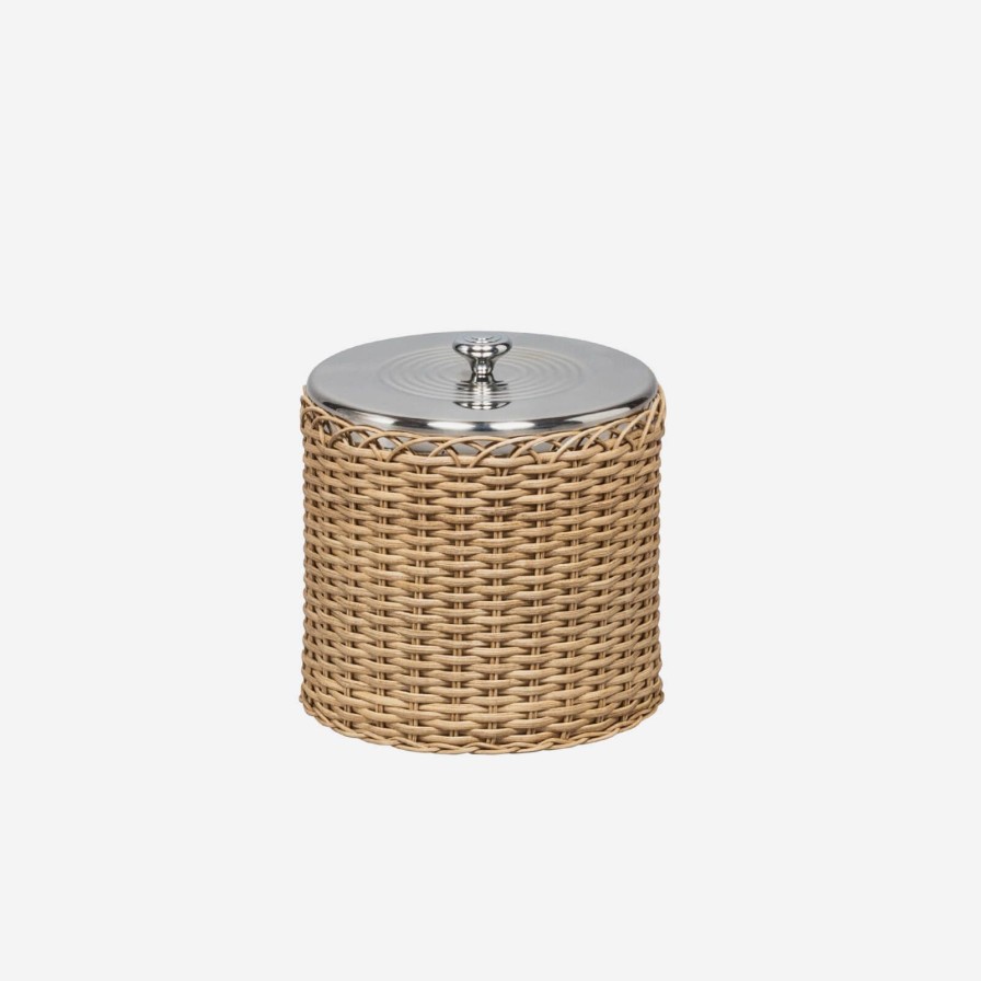 Glassware & Barware Pigment France | Menton Large Rattan Ice Bucket