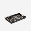 Dining L'Objet | Deco Noir Large Rectangular Tray