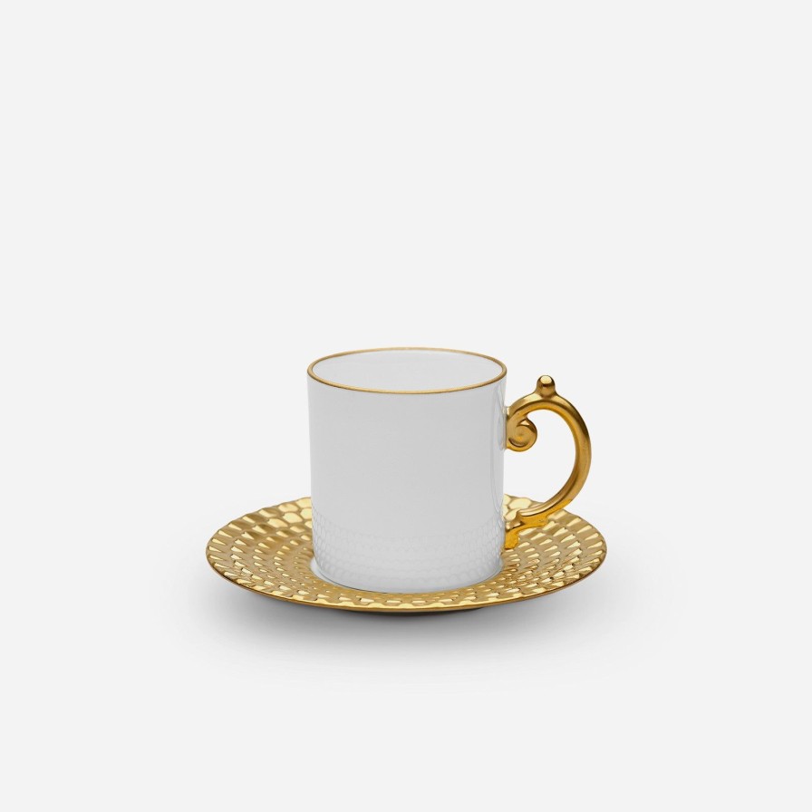 Dining L'Objet | Aegean Gold Espresso Cup & Saucer