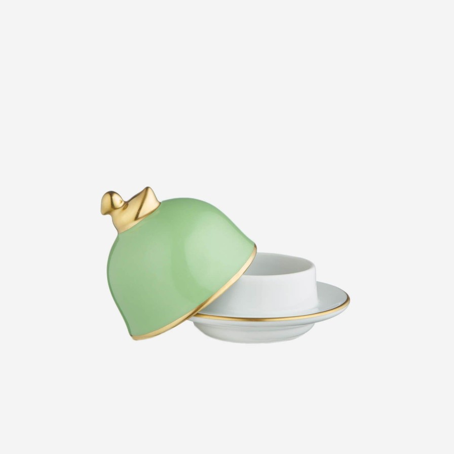 Dining Legle | Sous Le Soleil Vert Anis Butter Dish