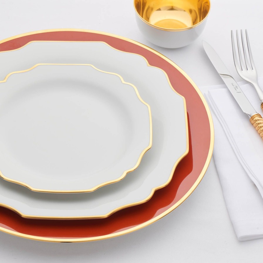 Dining Augarten Wien 1718 | Schubert Charger Plate Burnt Orange