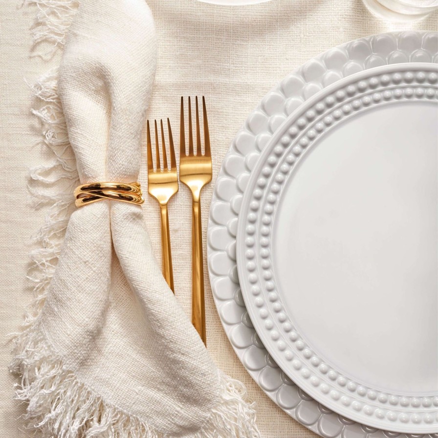 Dining L'Objet | Aegean White Dinner Plate