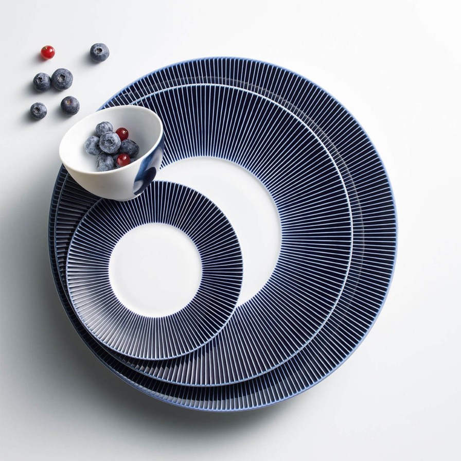 Dining Jaune de Chrome | Blue Bolero Dessert Plate