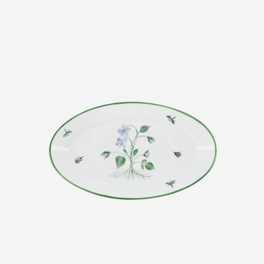 Dining Marie Daâge | Botanique Oval Platter Violet Small