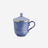 Dining Ginori 1735 | Oriente Italiano Mug With Lid Pervinca