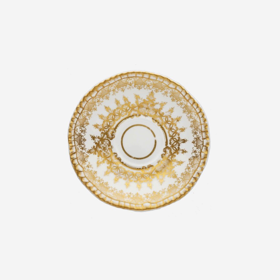 Dining Richard Brendon | Reflect Gold Tea Cup & Saucer