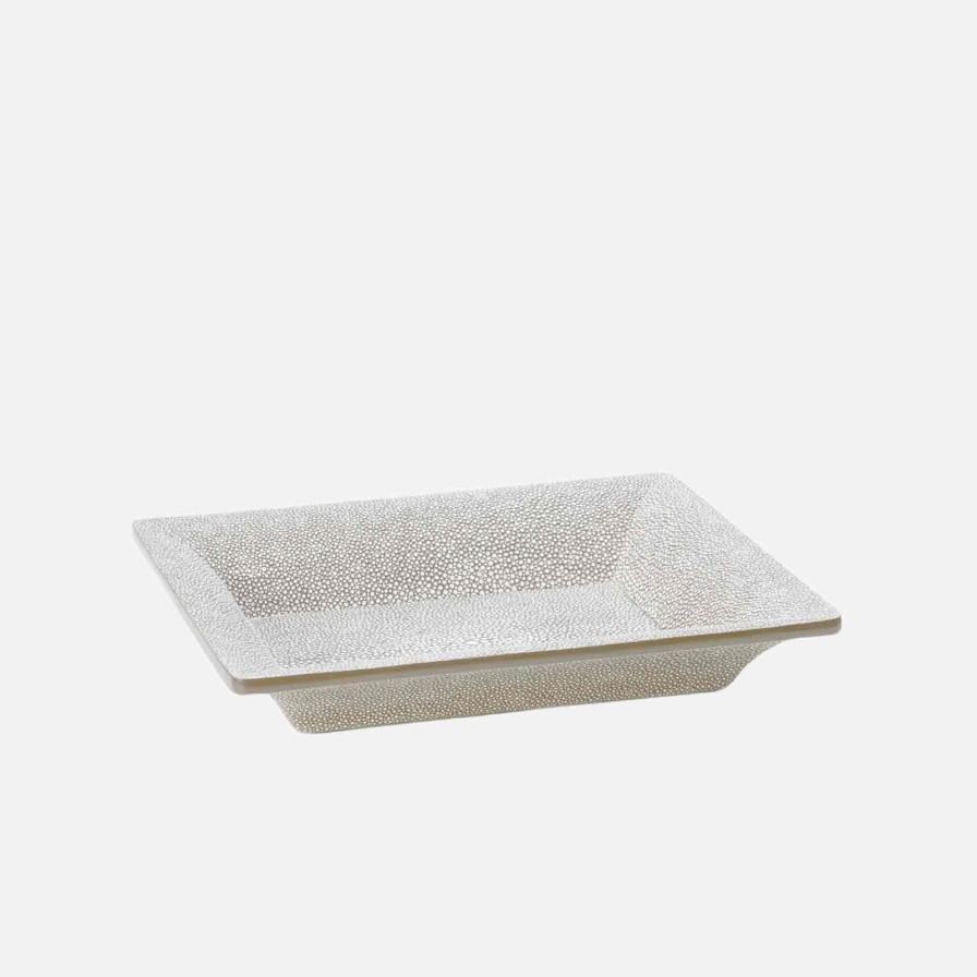 Dining Aerin | Shagreen Vide Poche Dove