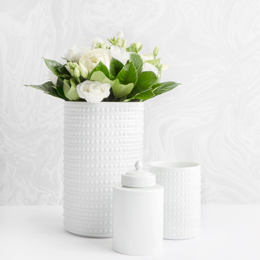 Dining L'Objet | Perlee White Vase