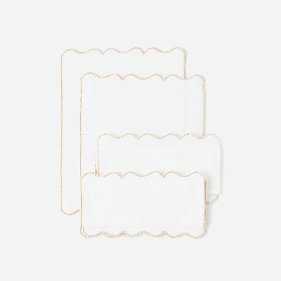 Dining Los Encajeros | Bicos Cocktail Napkin-Set Of 4