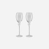 Dining Versace for Rosenthal | Medusa Lumiere Pair Of White Wine Glasses