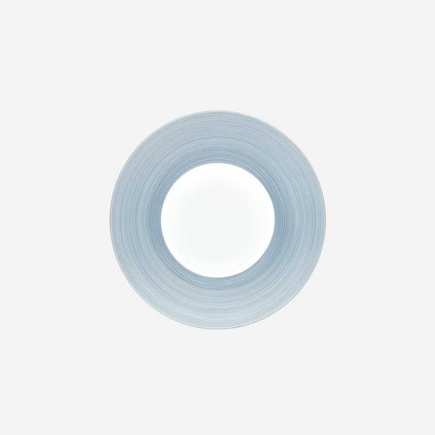 Dining J.L Coquet | Hemisphere Metallic Blue Dinner Plate