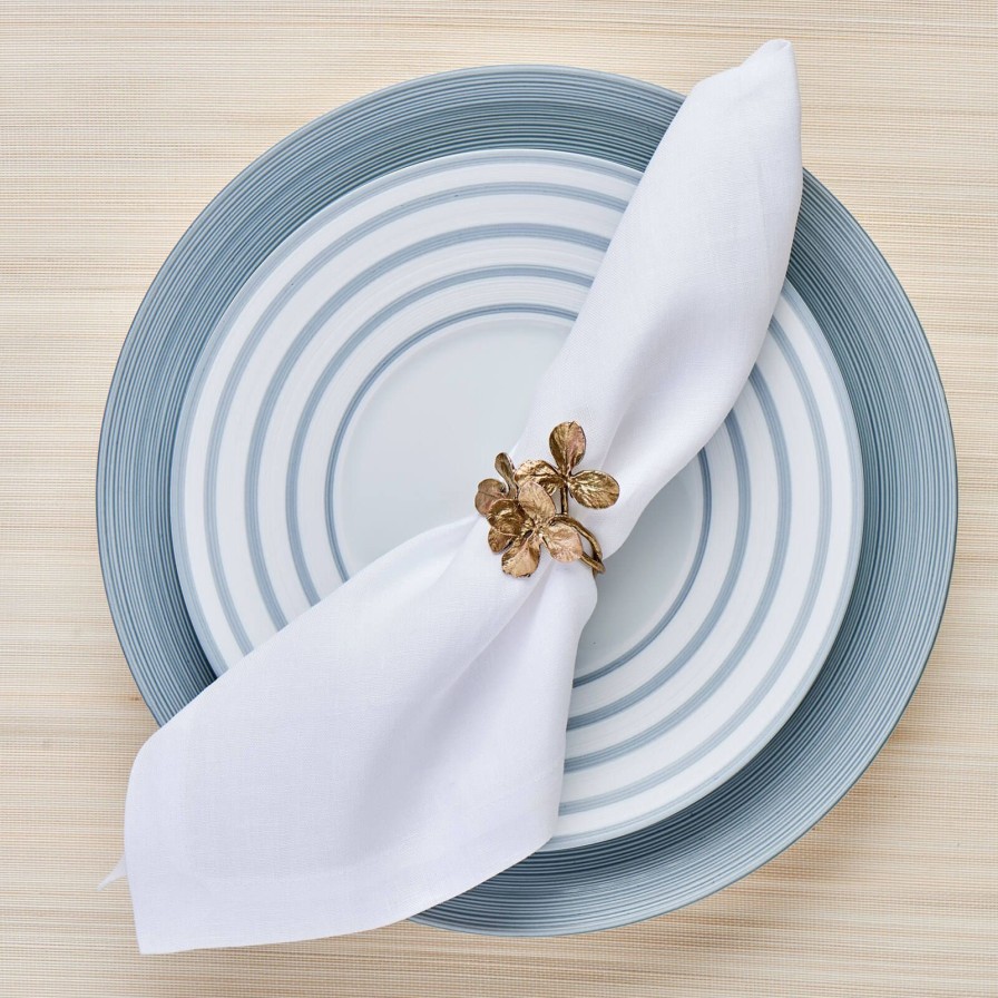 Dining J.L Coquet | Hemisphere Metallic Blue Dinner Plate