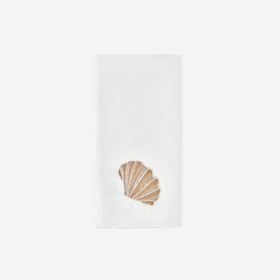 Dining Bonadea | Shell Embroidered Napkin