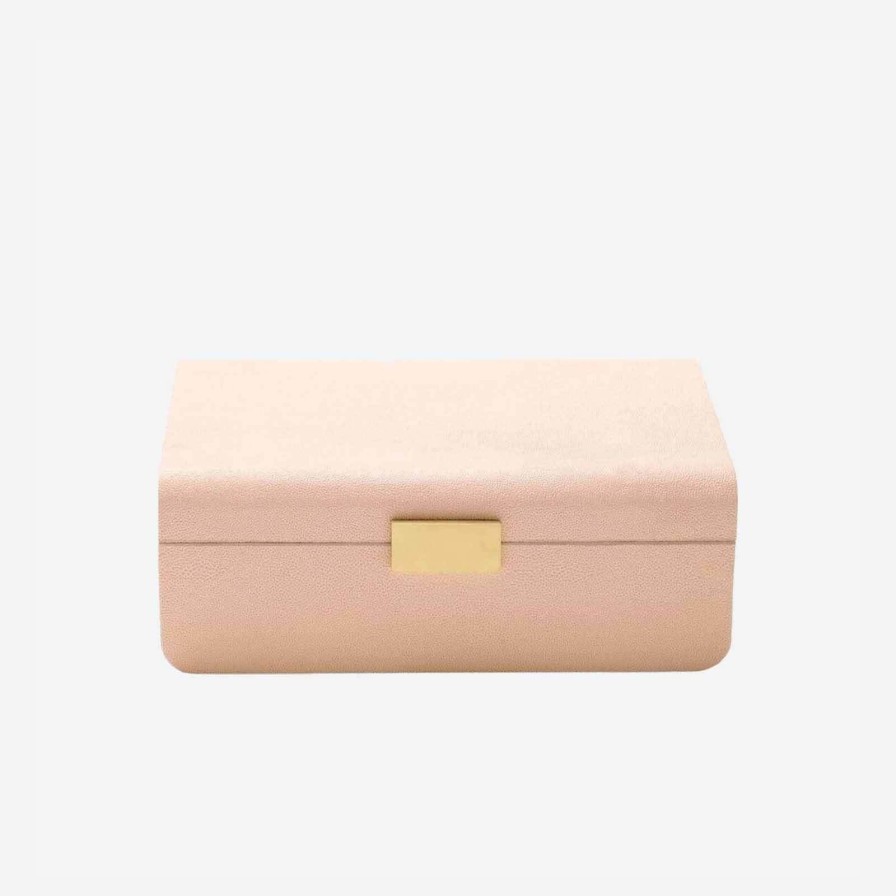 Home Accessories Aerin | Modern Shagreen Large Jewellery Box Blush