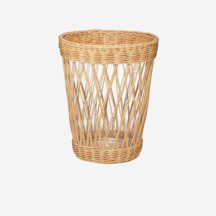 Home Accessories Aerin | Navona Rattan Vase-Large