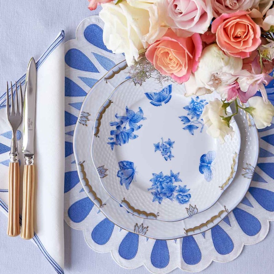 Dining Herend | Fortuna Dinner Plate Blue