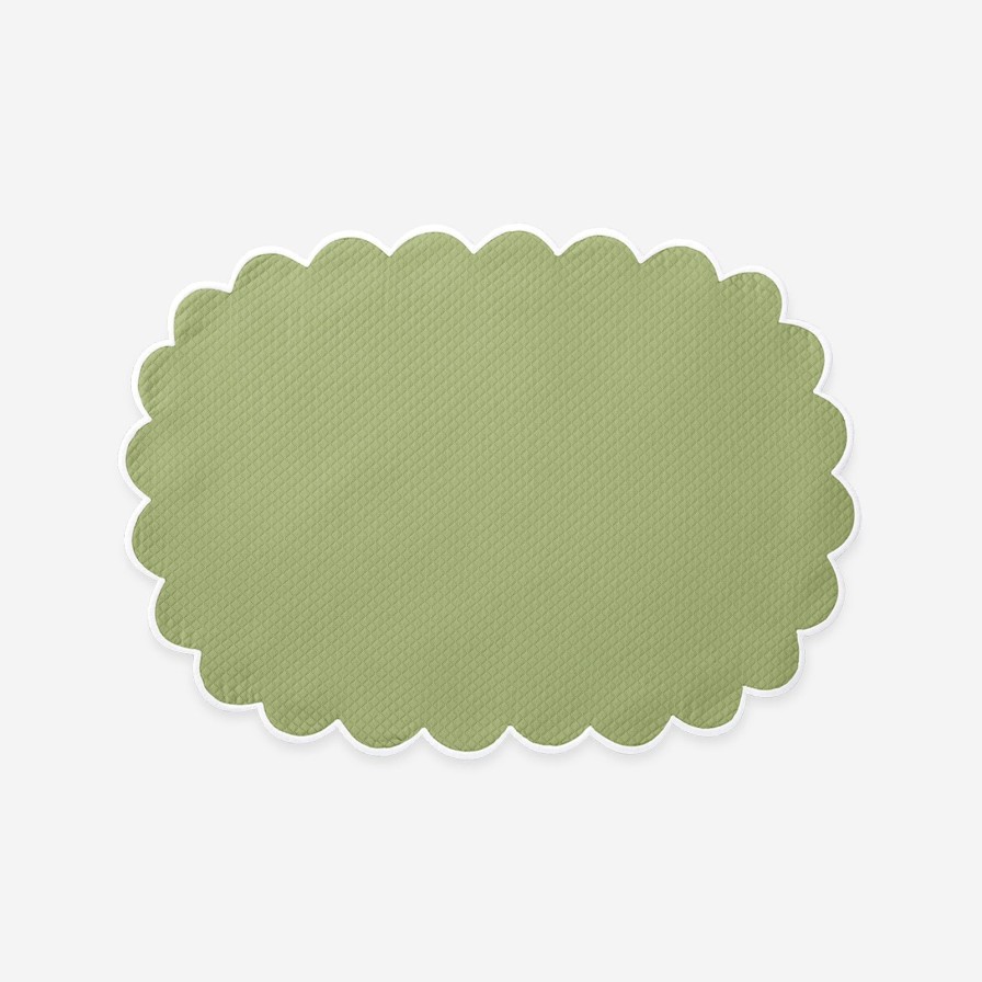 Dining Matouk | Set Of Four Savannah Gardens Green Placemats