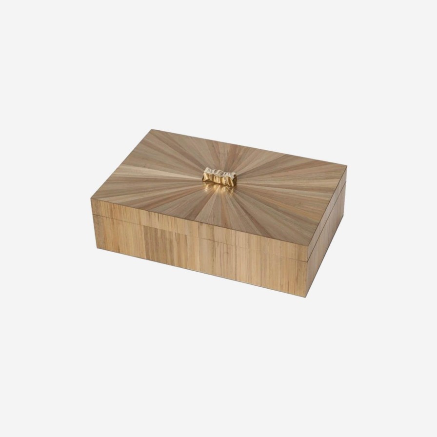 Home Accessories Bonadea | Gold Sunburst Box