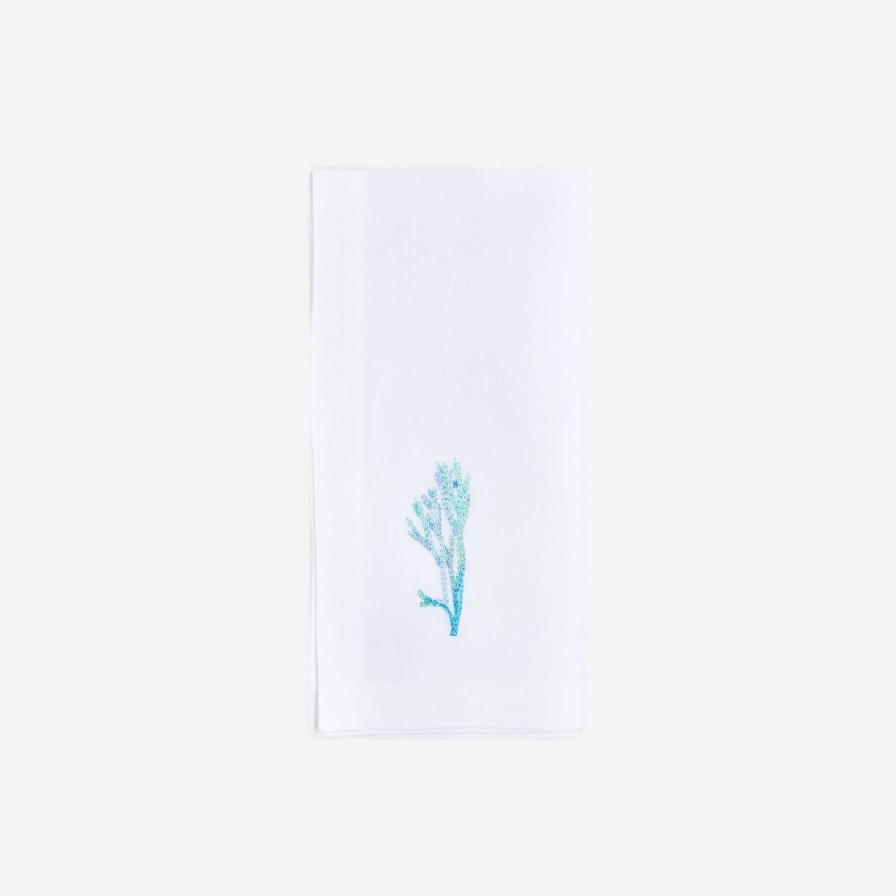 Dining Marie de Fels | Grand Corail Embroidered Napkin