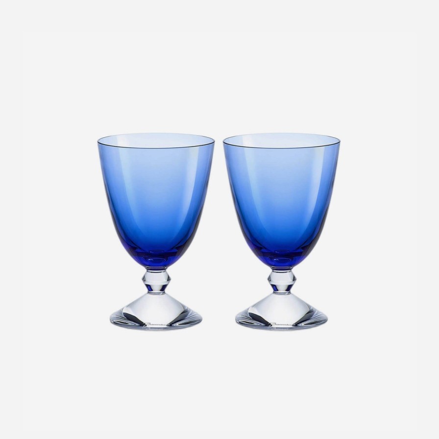 Glassware & Barware Baccarat | Vega Glass Blue-Set Of 2