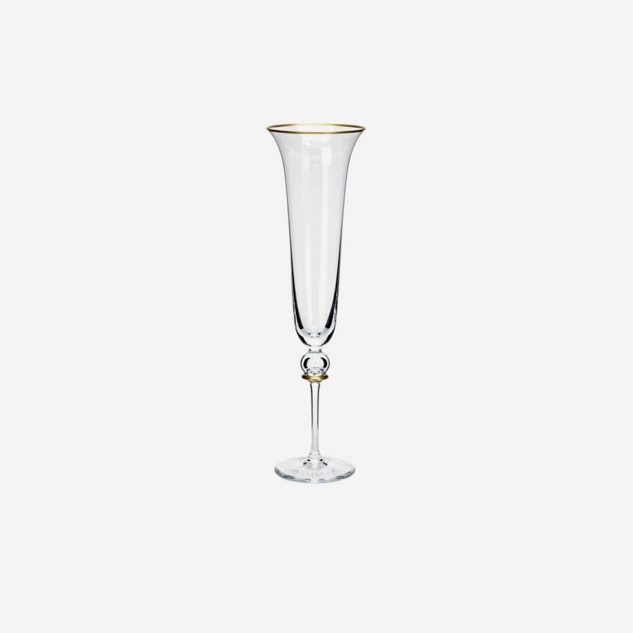 Glassware & Barware Theresienthal | Juwel Gold Champagne Flute