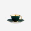 Dining Augarten Wien 1718 | Belvedere Forest Green Espresso Cup & Saucer