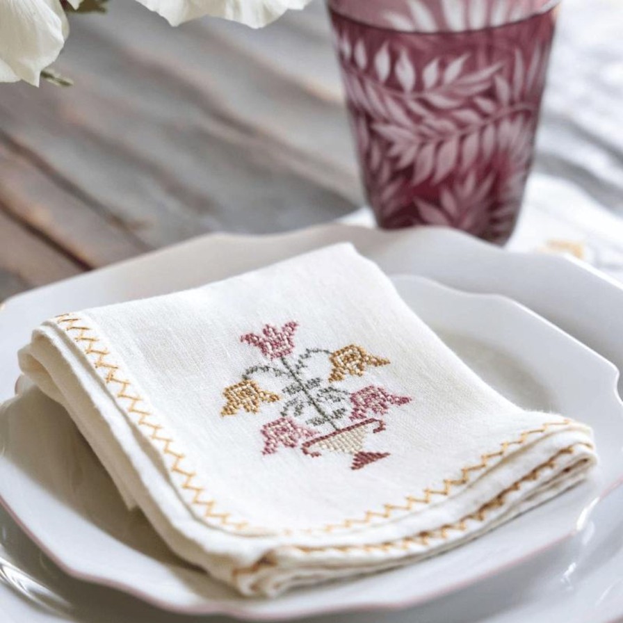 Dining Malaika | Tulip Napkin-Rosewood