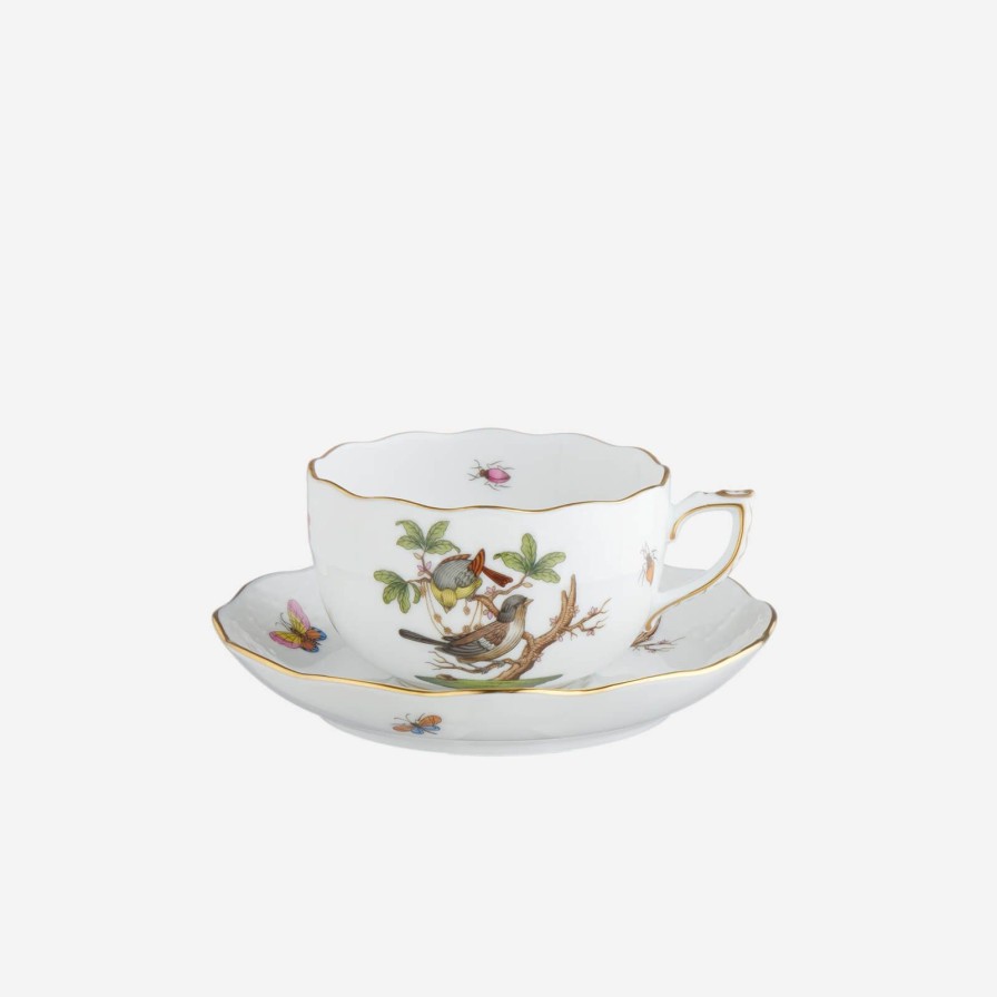 Dining Herend | Rothschild Bird Teacup & Saucer