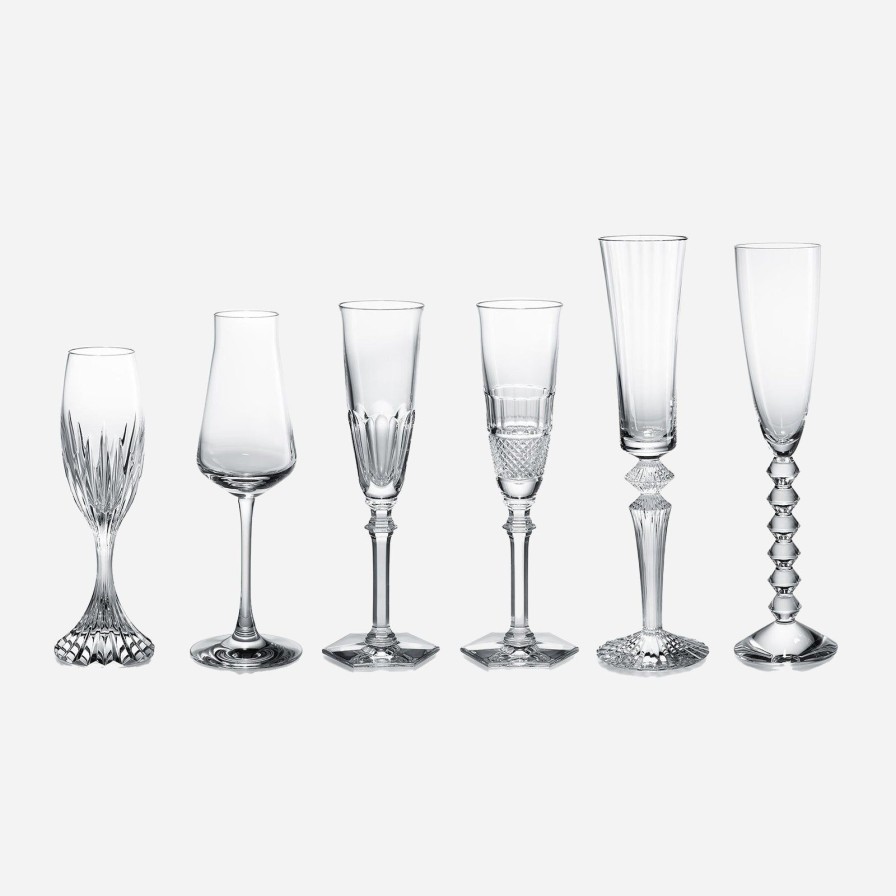 Glassware & Barware Baccarat | Bubble Box-Set Of 6 Champagne Flutes