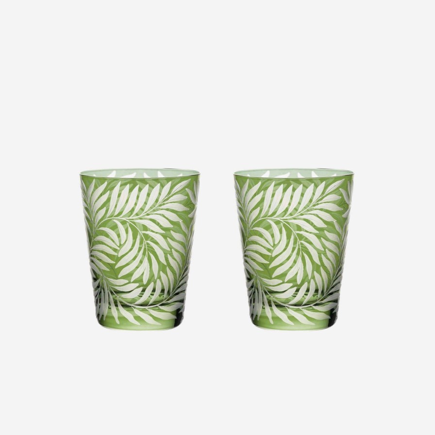 Dining Artel | Fern Medium Tumbler Green-Set Of 2